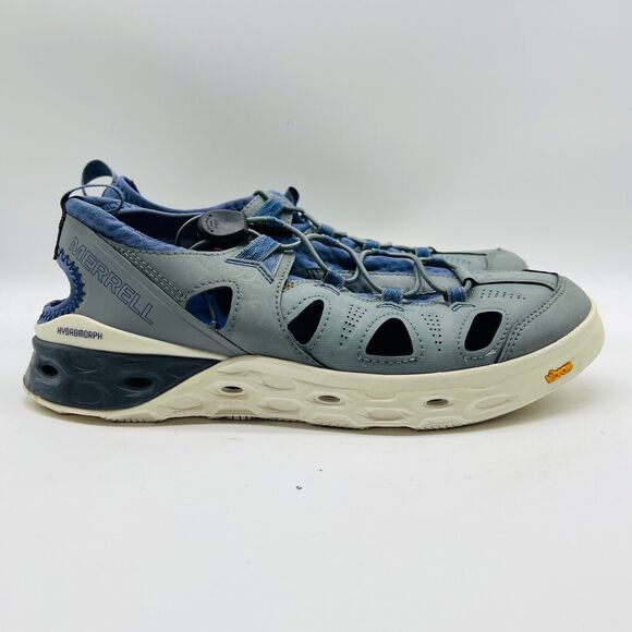 Merrell Shoes Womens 9.5 Blue Tideriser Sieve Sandals Hydromorph Athletic Vibram - Picture 1 of 11